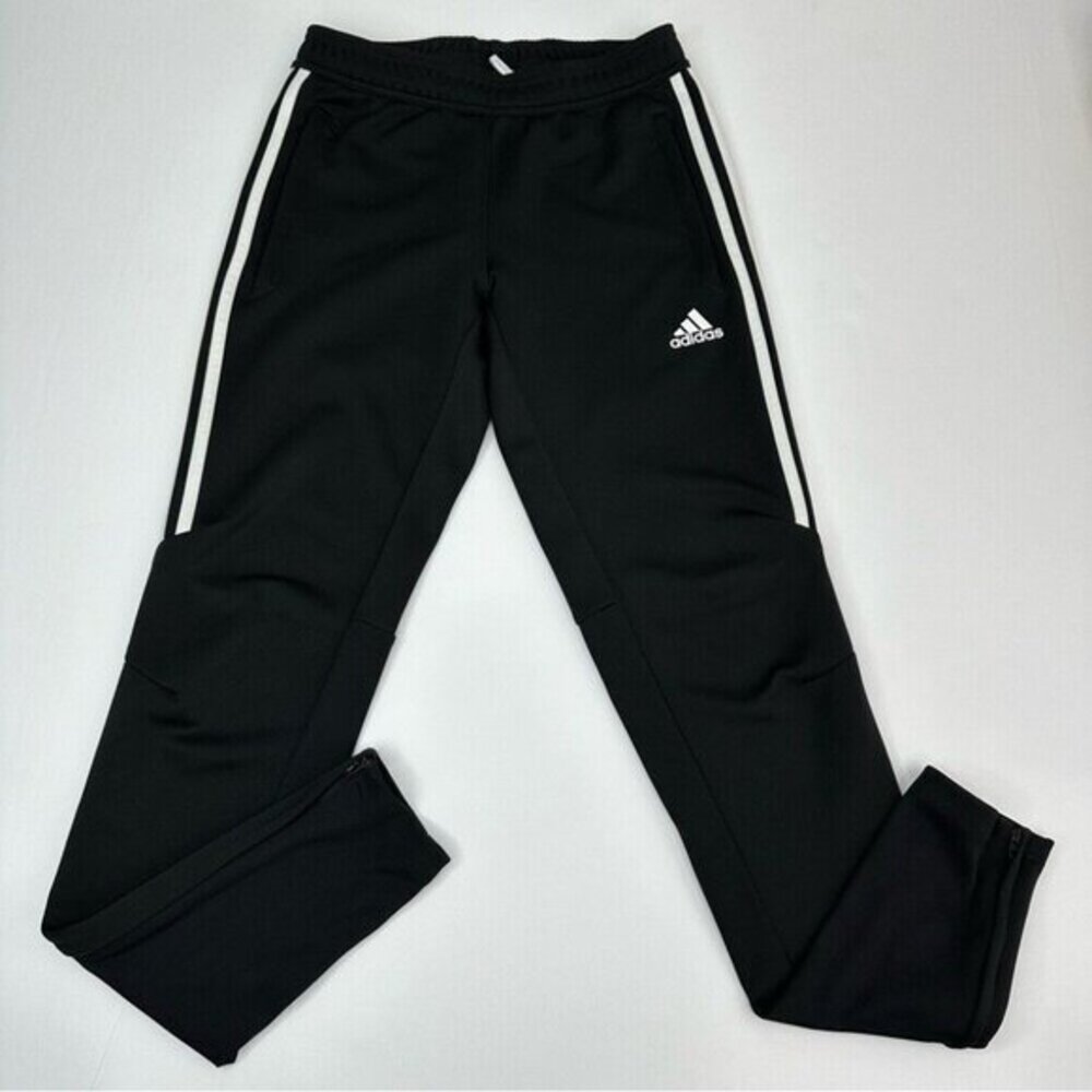 Adidas Climacool Tiro Training Pants‎ Mens XS Black White Striped Soccer Joggers